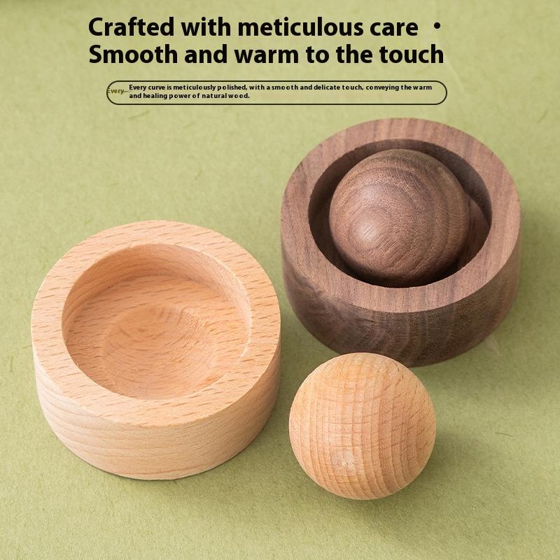 1Pcs Spherical Design Natural Fragrance Dispersion Bedroom Decor Diffuser For Room Fragrance Wooden Essential Oil Diffusers