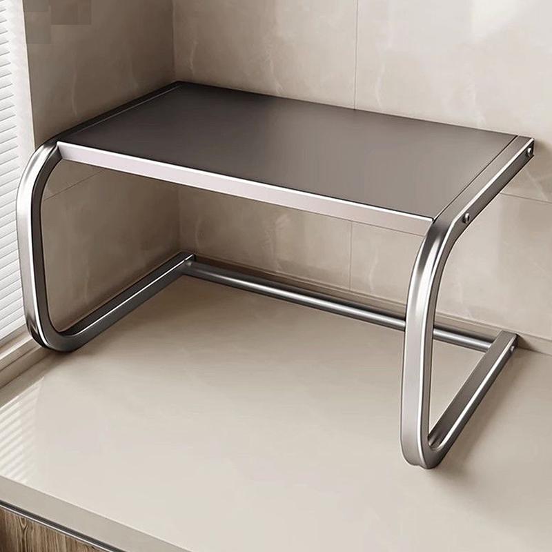 Kuchyňský rošt do trouby Domácí vícevrstvý úložný stojan Organizér Kovový držák Velká kapacita Mikrovlnný regál