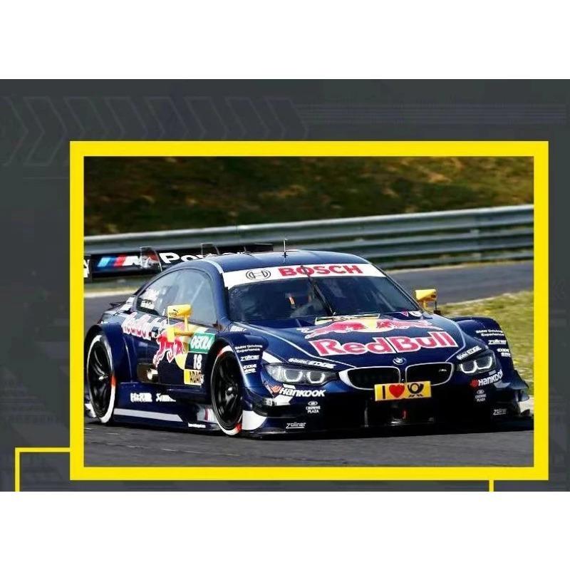 1/24 Scale BMW M4 GT3 Red Bull Co-brand Alloy Sports Car Model Diecasts Metal Racing Vehicles Car Model Sound and Light Kids Toys Gift