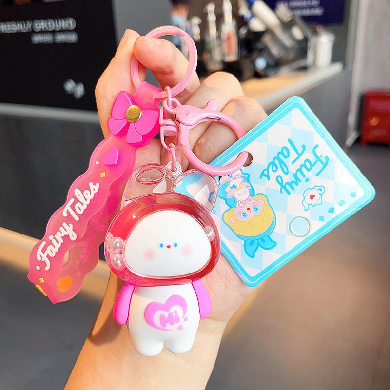 

Bunny Lovely Cartoon Keychain Perfect For Weddings Anniversaries And розовый