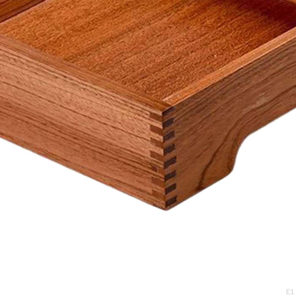 Dry Ice Tray Buffet Server Platter Wooden Serving Plate for Hotels