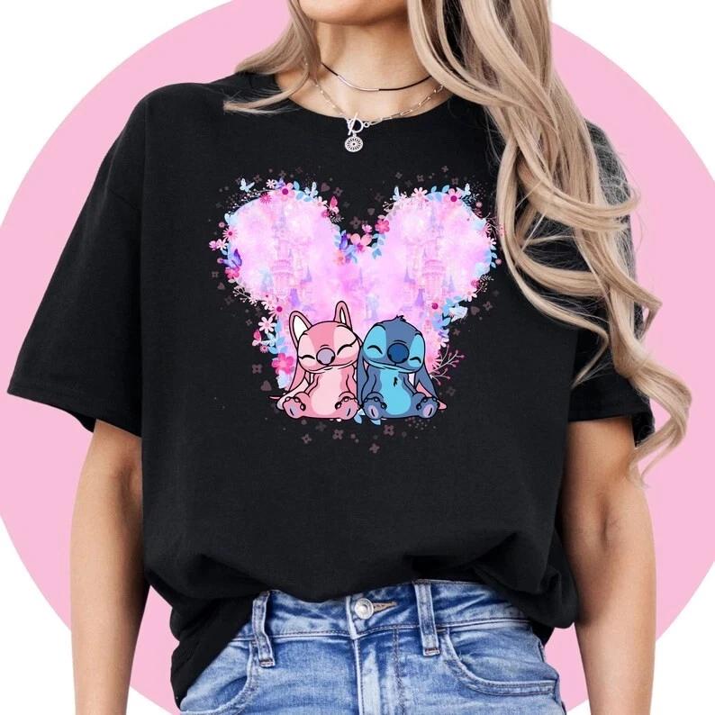 Happy Funny Lilo And Stitch TShirt 4 S