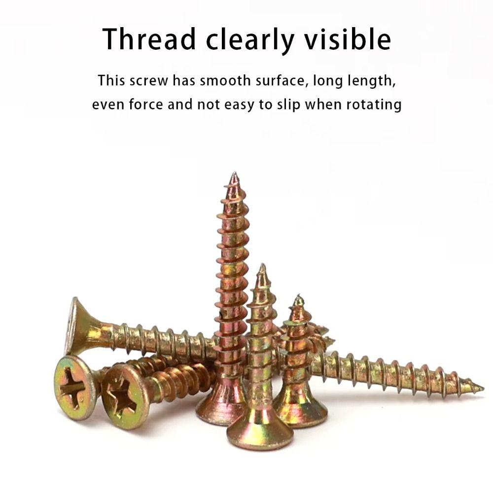 360 PCS M 3.5 Self-Drilling Wood Screws Wood Screw Flooring Nails Flooring Installation