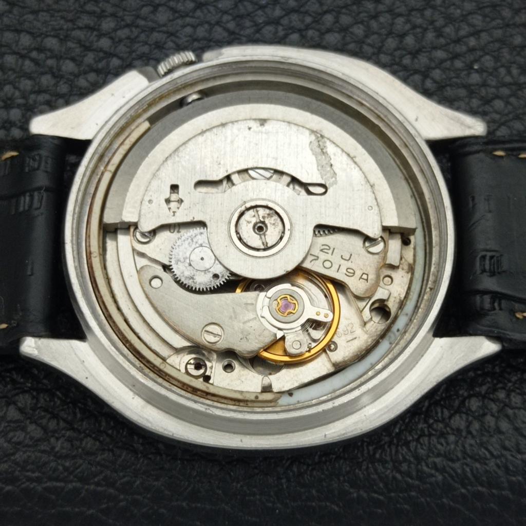 SEIKO AUTOMATIC VINTAGE JAPAN 7019A MENS FERRARI DIAL WATCH a700480-5