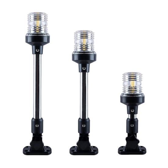 LED Hvězdicové světlo Vodotěsné IP67 Bílé Sklopné Zadní Navigační světlo pro Loď Běhové světlo pro Pontonové Rybářské Basové Jonovy Lodě