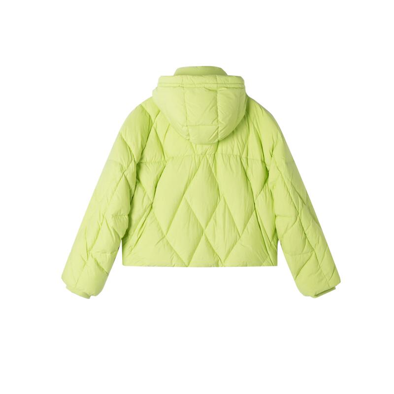 Elva' Island Women's Short Hooded 90% Down Winter Puffer Jacket