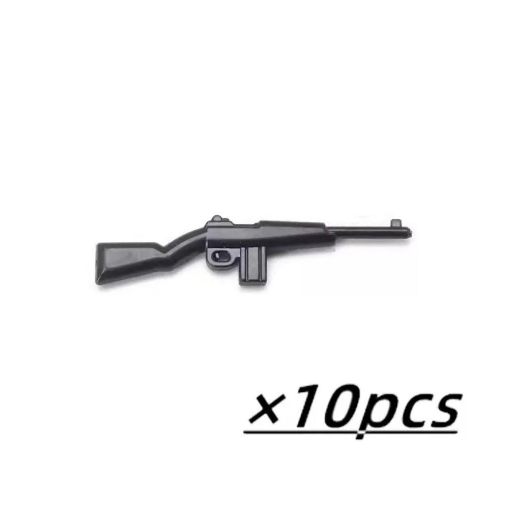 WW2 Military Weapon MOC Mini Building Blocks Figures Soldier US Soviet Rifle Gun Rocket Launcher MG42 RPG Bullet Bricks Toys