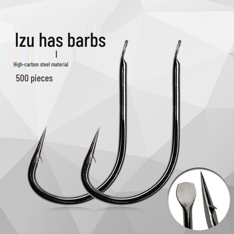 Ultra Sharp Izu Fishing Hooks with Barbs - Bent Mouth Big Fish Hooks Izu with Barbs 7#