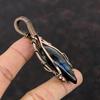 Labradorite Pendant Copper Wire Wrapped Pendant Handmade Gemstone Pendant Labradorite Copper Jewelry Anniversary Gift Wire Wrapped Jewelry