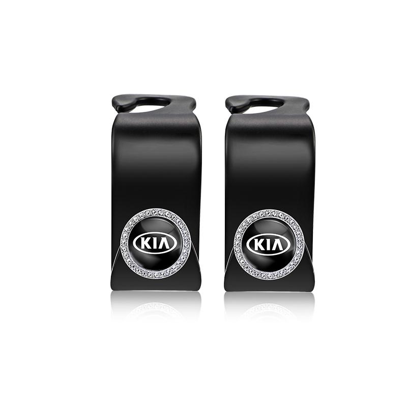 2Pcs Car Seat Headrest Hook Auto Back Storage Holder For KIA GT-Line Rio Ev3 Ev6 Niro Stonic Sportage Ceed Picanto Forte Sorento Kxnhz00