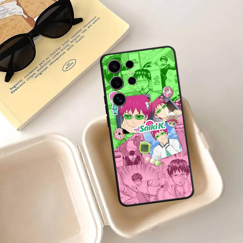The D-Disastrous Life Of Saiki K Case For Samsung Galaxy Case S25 S23 S22 S21 S30 S20 S10 Ultra Plus FE TPU Soft Cover