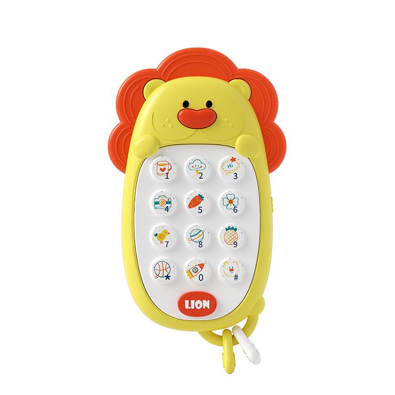 Babies' Musical Phone Toy: Safe, Biteable, Educational Simulation for Ages 0-2.