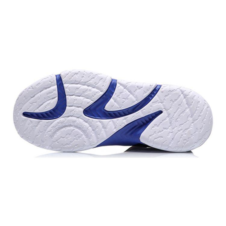 Li Ning Flying Falcon Non-Slip Wear-Resistant Mid-Top Basketball Shoes Kids Sneakers Black Blue Red YKBQ036-3
