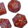 7 Pieces Acrylic Polyhedral Dices D6 D4 D8 D10 D12 D20 Gifts Board Game Props Durable for Role