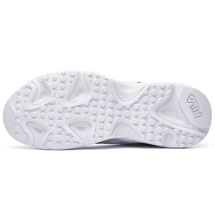 Fila Tracer Mesh, Textile Comfortable Round Toe Cushioning Abrasion Resistant Breathable Low Top Chunky Sneakers Men's F12M041104FWB