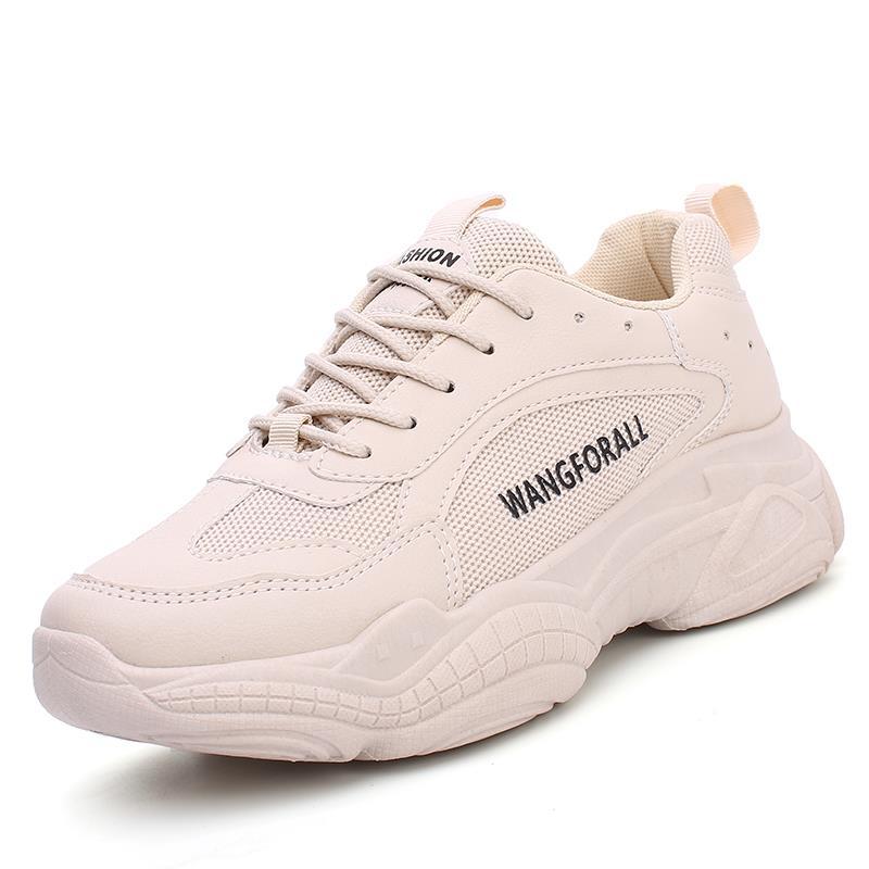 Fashion Chunky Sneakers for Women 2024 Autumn Fashion Mesh Breathable Casual Female White Platform Tennis Sports Shoes Zapatillas Mujer