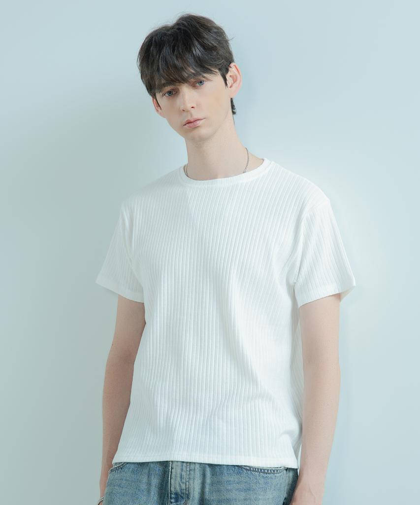 LOGSTORE Stretch Muscle Knit Short Sleeve