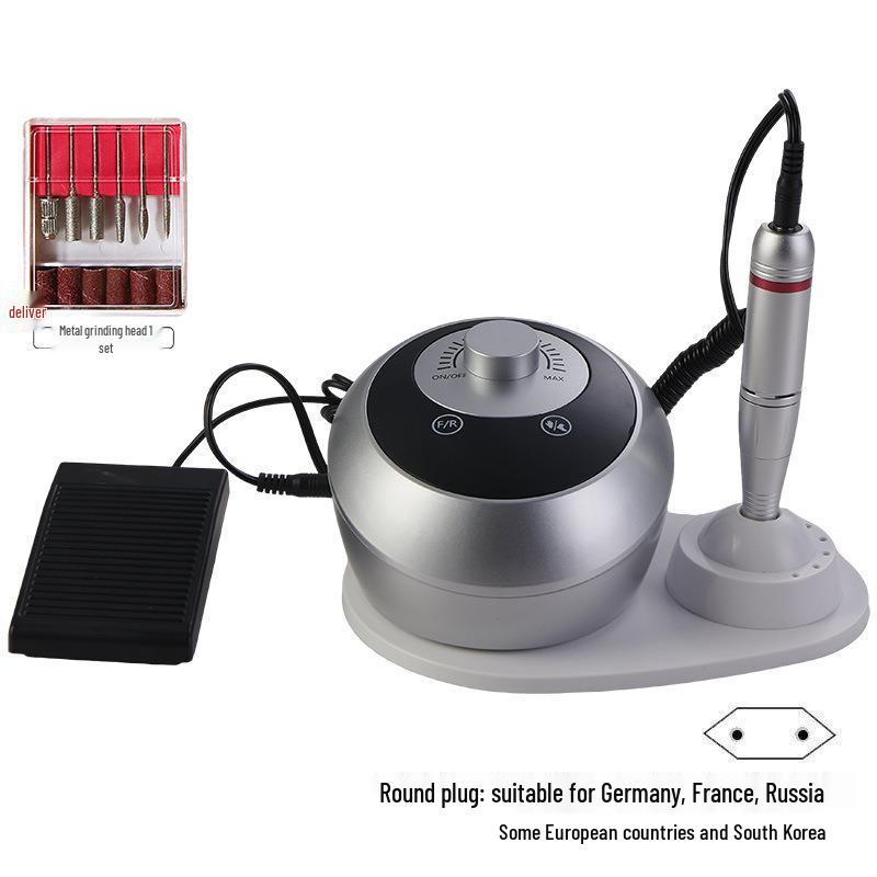 High-Speed 45000RPM Electric Nail Grinder for Professional Gel Polish Removal