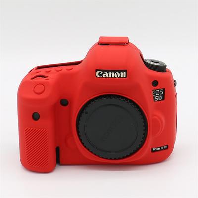 Měkké silikonové pancéřované tělo pouzdra pro Canon EOS 5D3 5D Mark III Nárazuvzdorný gumový kryt kůže pro fotoaparát