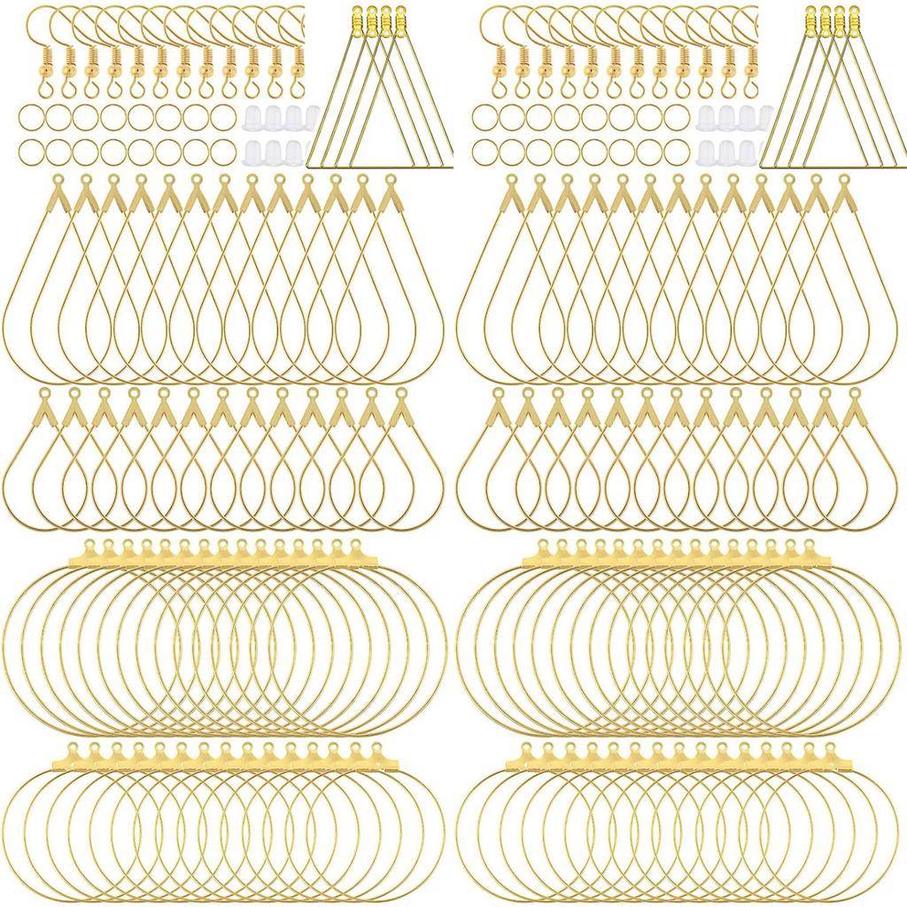 Professional Jewelry Makers Present 200Pcs Earring Hooks Jewelry Making Finding Suitable for Hand-making Ear Jewelry