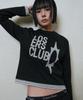 Lujeoseukeulleob Logo Layered Long Sleeve T-Shirt Black