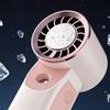 Portable Handheld Fan With Spray Usb Rechargeable For Cooling And Personal Use