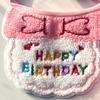 2026 Pet Birthday Hat Scarf Set Adjustable, Cat/Dog Birthday Supplies Mini Pet Saliva Towel Cat/Dog Supplies