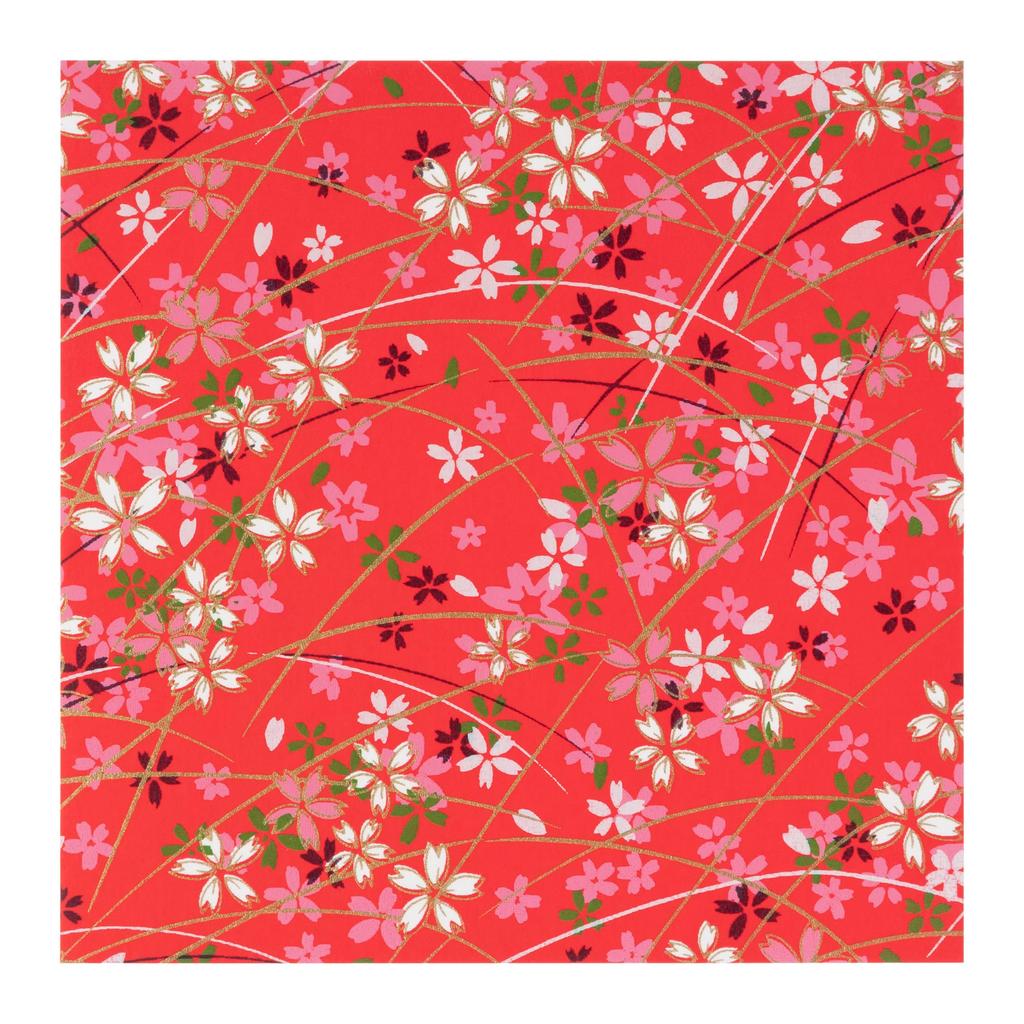 Premium Hand-Dyed Kyoto Yuzen Washi Chiyogami Paper, 15cm, 20 Assorted Designs