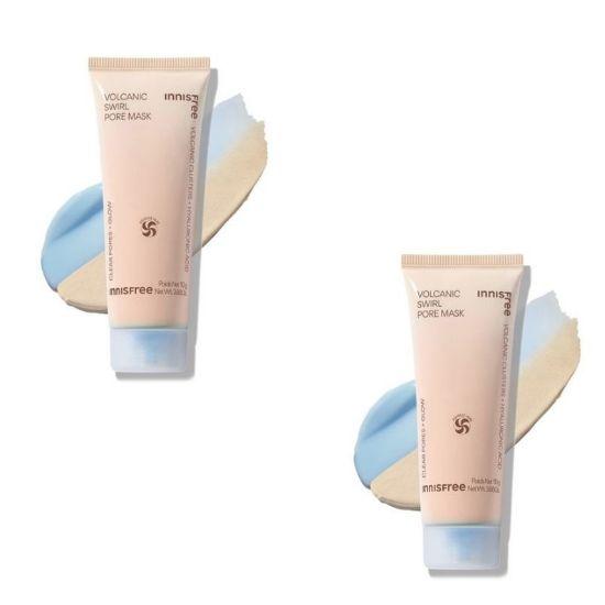 Innisfree Volcanic Pore Dual Mask Pack Deep Cleansing & Pore Care 110g x 2pcs