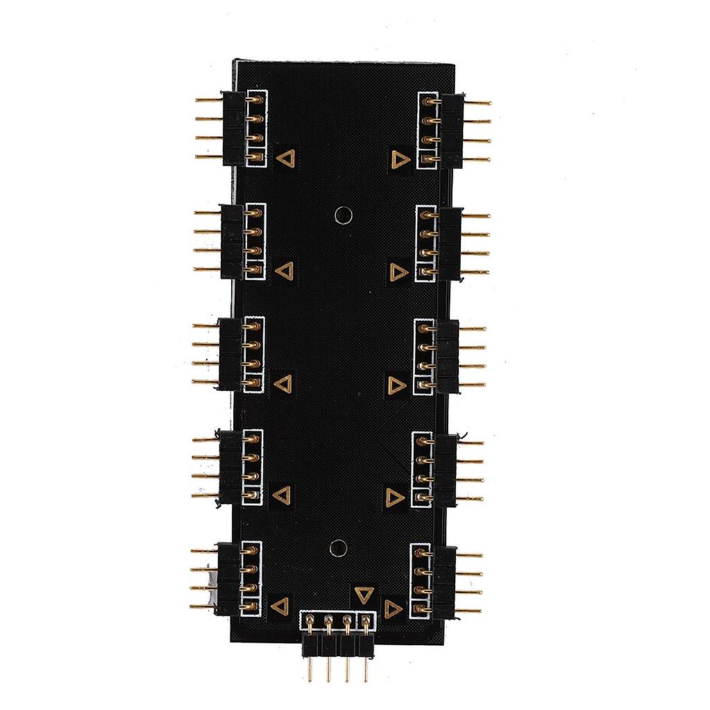 Computer 10 Channel RGB Hub PC MOD Motherboard RGB Fan Extension Cable