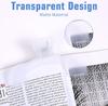 2Pcs Book Clips, Book Weight Page Holder, Transparent Book Clips To Hold Book Open Portable Reading Book Page Holders for Office