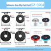 Stainless Steel 3/8 to 1/4 Pan Tilt Tripod Adapter with Dual Hole Conversion Nut