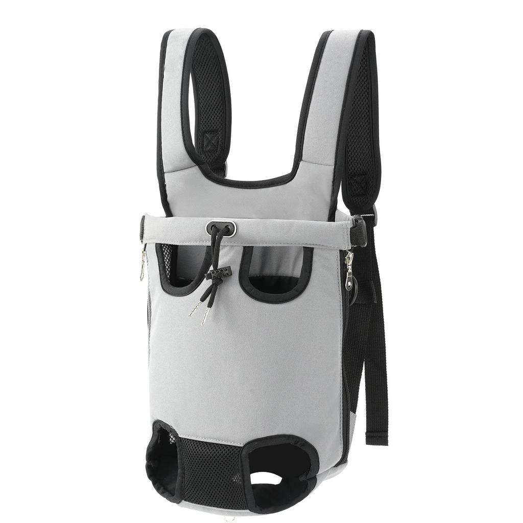 Portable Double Shoulder Pet Backpack - Oxford Cloth for Cats & Dogs
