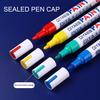 Fade-Resistant Paint Pen for Outdoor Touch-Ups Waterproof Quick-Drying Repair Pen UV-Protected Oil-Based Marker for Metal Wood Plastic