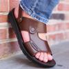 Men Sandals Non-Slip Comfortable Breathable Black Slippers Outdoor Thick-Soled Beach Sandals for Men Shoes Sandalias Hombre