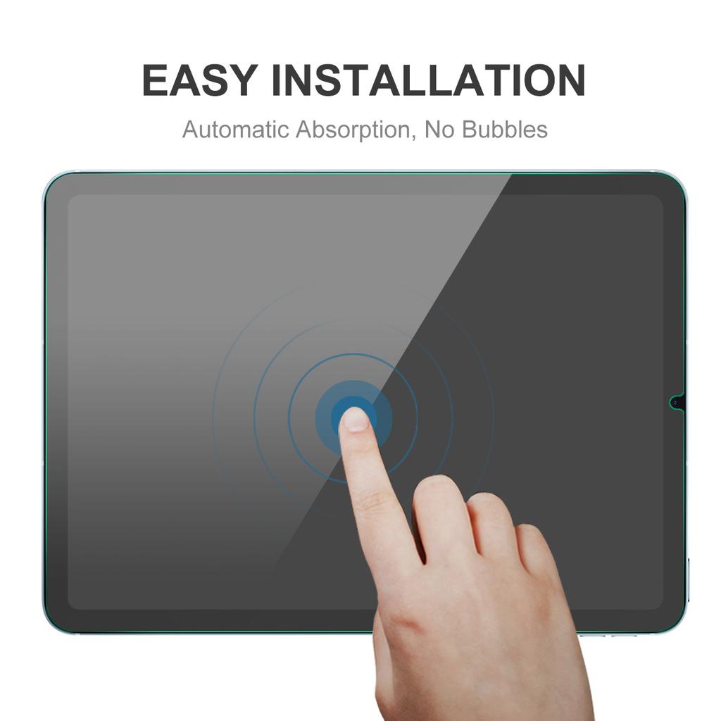 HAT PRINCE Full Coverage Full Glue 0.33mm 2.5D Edge 9H Hardness Tempered Glass Screen Protector for iPad Mini (2024)/mini (2021)