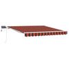 Retractable Awning Orange and Brown 300 X 250 Cm