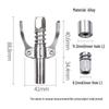 High-Pressure Explosion-Proof Grease Gun Nozzle and Connector with Hose and Grease Nipple Oil Injection Accessories