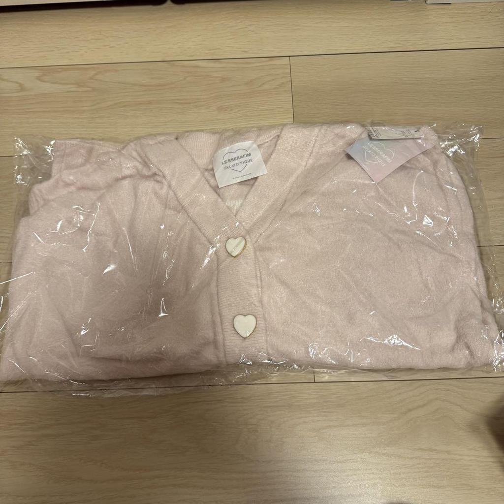 [USED] Gelato Pique LE SSERAFIM Cardigan in Pink