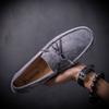 Autumn new leather Doudou shoes breathable lazy shoes personalized driving shoes