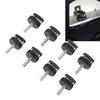 Quick Relse Thumb Screw Aluminium Alloy Red Hard Top Quick Removal Fastener Thumb Screws with Integrated D