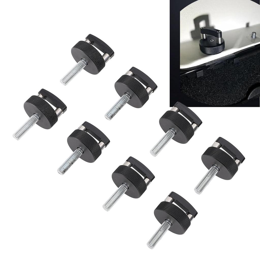 Quick Relse Thumb Screw Aluminium Alloy Red Hard Top Quick Removal Fastener Thumb Screws with Integrated D