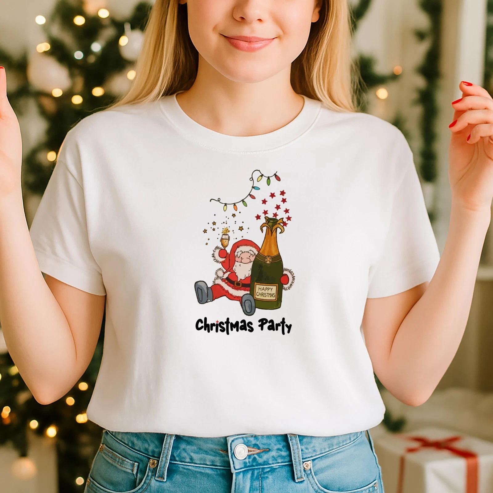 2025 Christmas unisex tshirt,Night before Christmas Family ,Christmas party (CH) 3XL