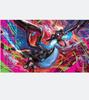 Chibi Dinosaur Mouse Pad Large Desk Mat with Card Layout for TCG Players