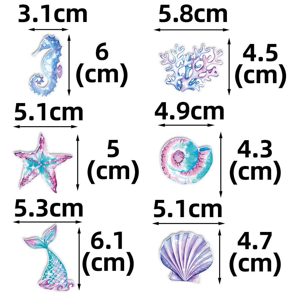 Starfish Coral Mermaid Birthday Party Table Scatter Confetti For Decor Event