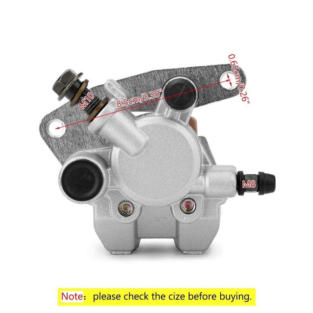 L&R Front Brake Caliper Set For Honda TRX 250 300 400 EX Yamaha YFM 250 350 400
