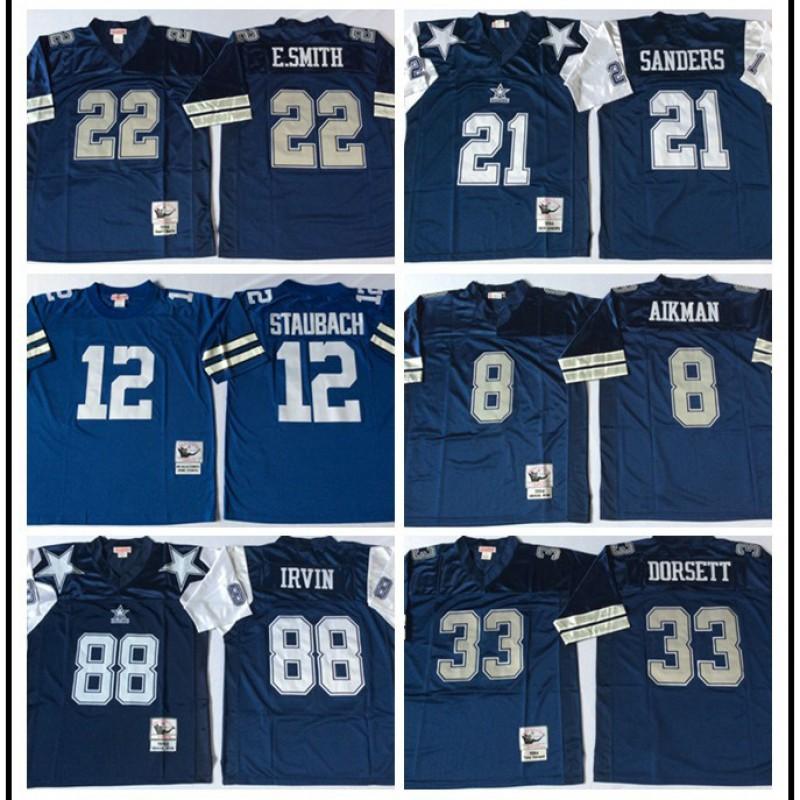 Maglia da Rugby Retro Dallas Cowboys 21 22 Hall Of Fame Edizione Limitata Abbigliamento Vintage per Fan Uomo Donna