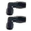 Lezalic Oil Cooler Hose End Adapter 90° Set of 2