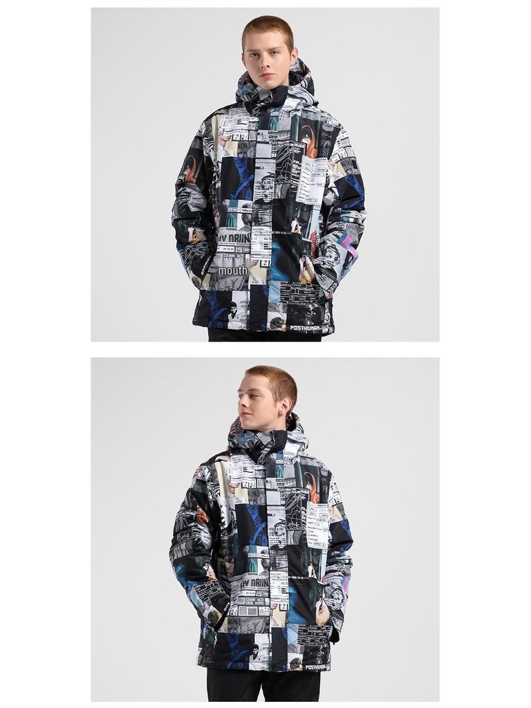 Men's Waterproof Ski Suit: Windproof Snowboard Jacket & Pants Set