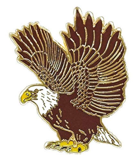 B2180811 Животные Друзья Значок Белоголовый орлан